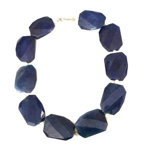 Polished Blue stone Necklace